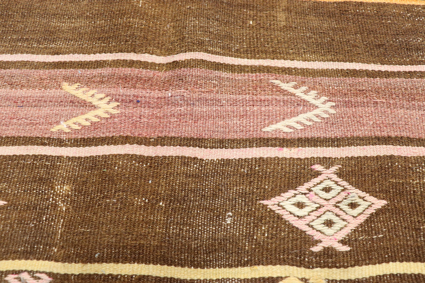 7 x 11 Vintage Turkish Kilim Rug 51073