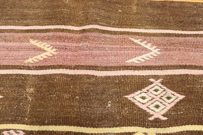 7 x 11 Vintage Turkish Kilim Rug 51073