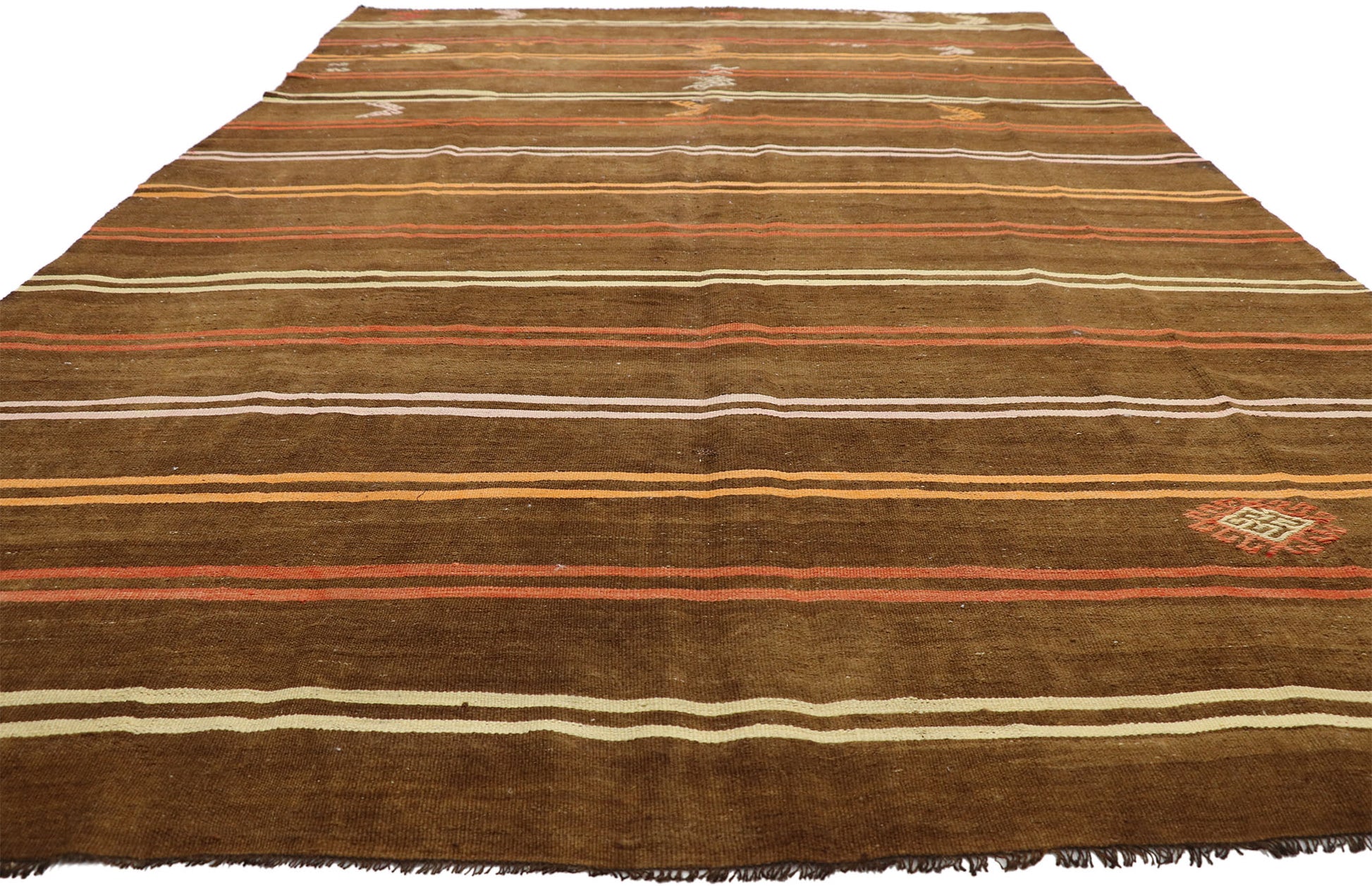 8 x 13 Vintage Turkish Kilim Rug 51076