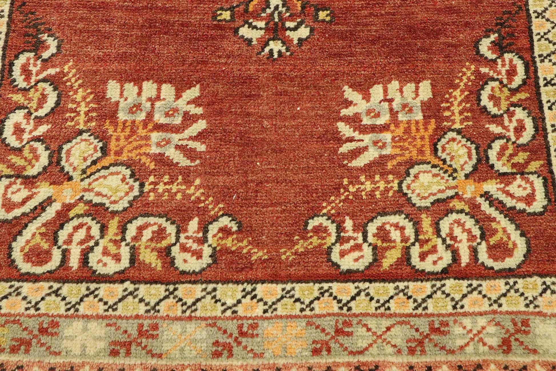 3 x 5 Vintage Turkish Oushak Rug 51083
