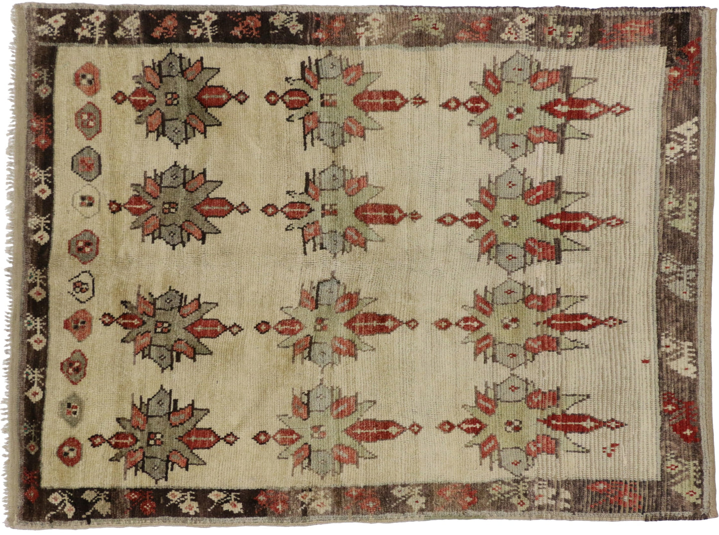 5 x 6 Vintage Tulu Rug 51087