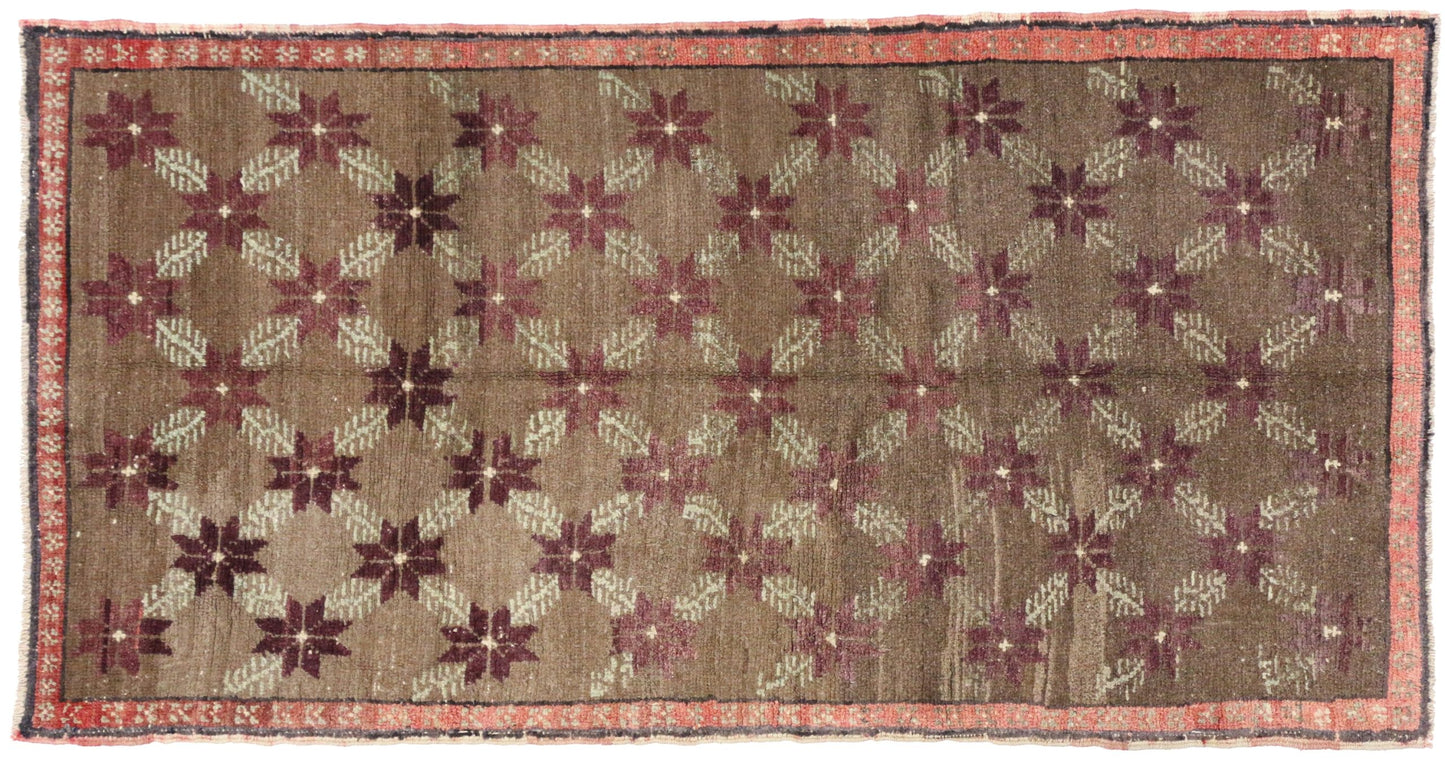 3 x 6 Vintage Oushak Rug 51089
