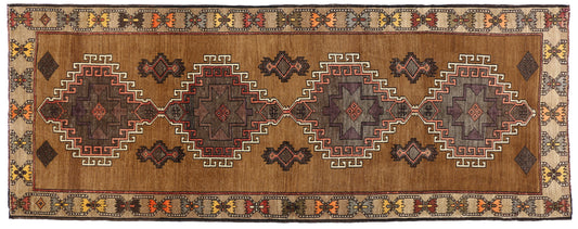 5 x 13 Vintage Kurd Rug 51096
