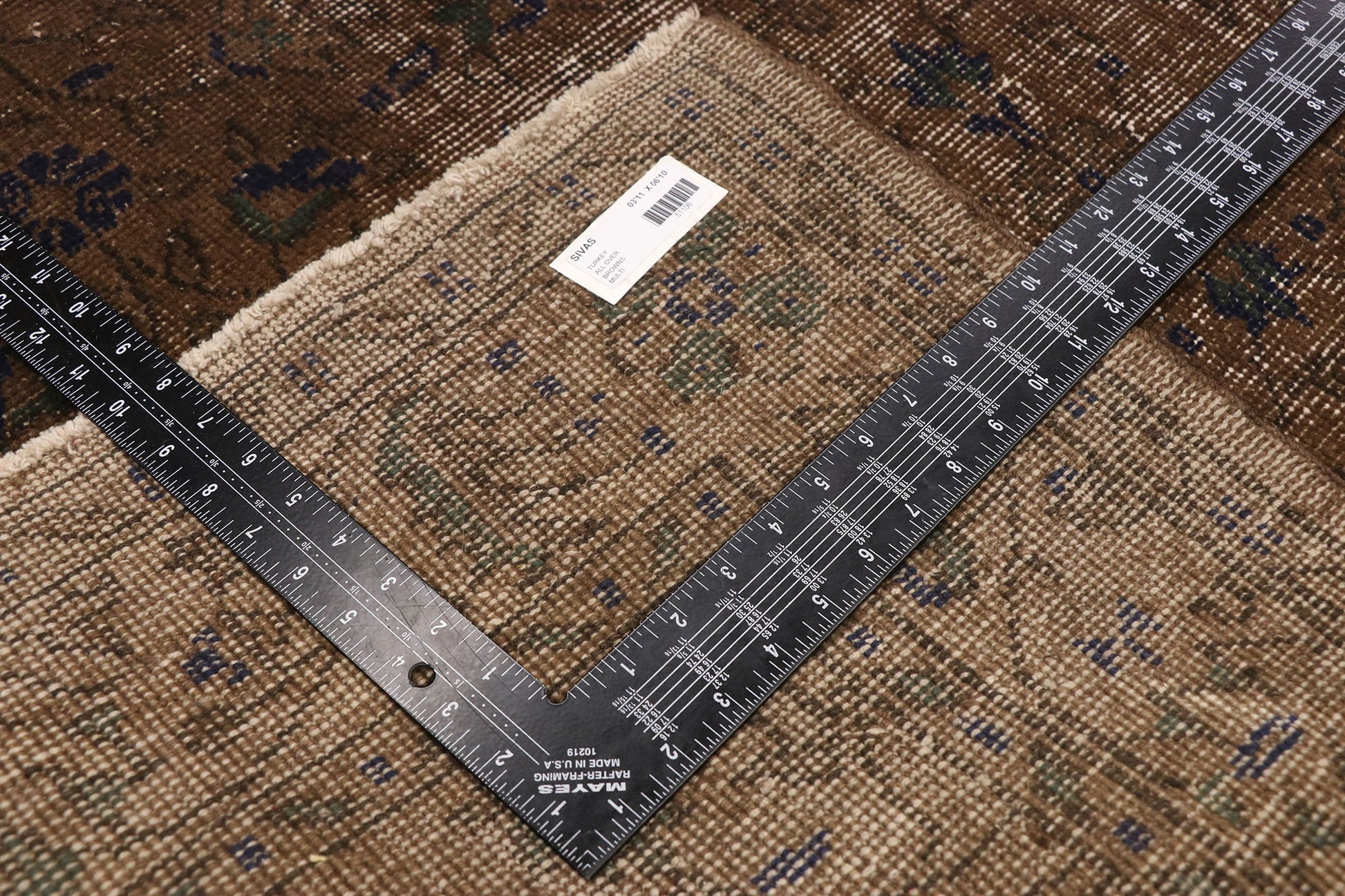 4 x 7 Vintage Turkish Sivas Rug 51106