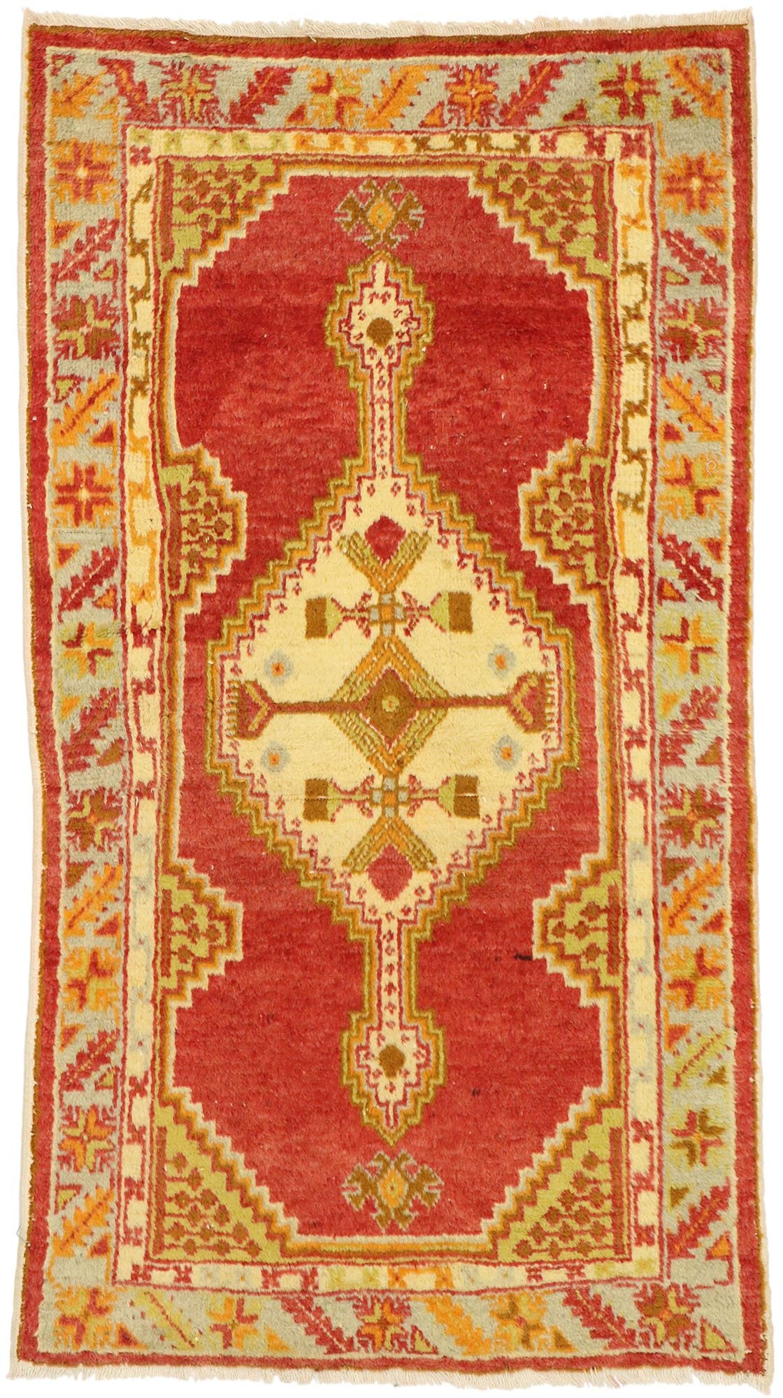 3 x 5 Vintage Turkish Oushak Rug 51120