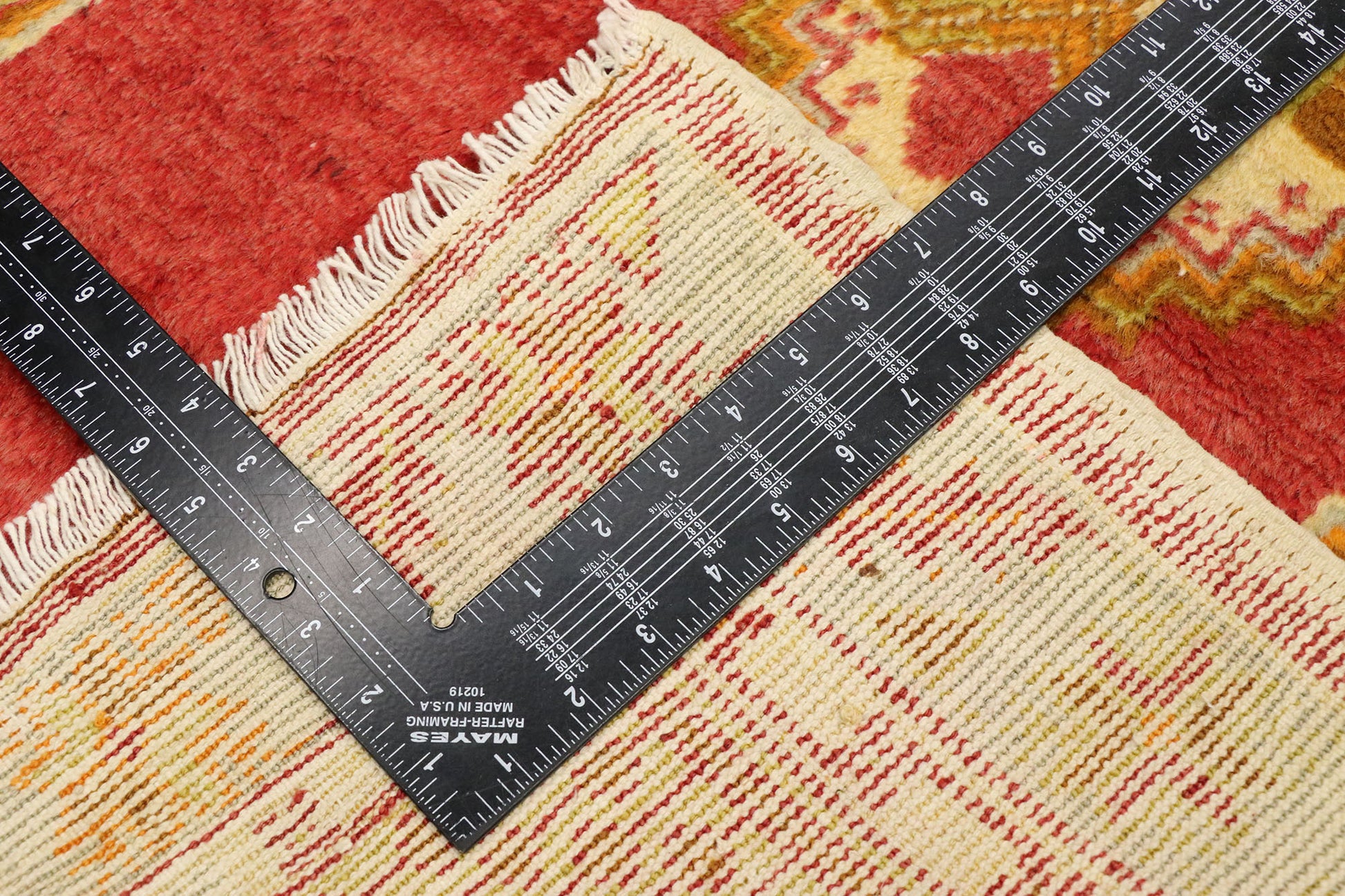 3 x 5 Vintage Turkish Oushak Rug 51120