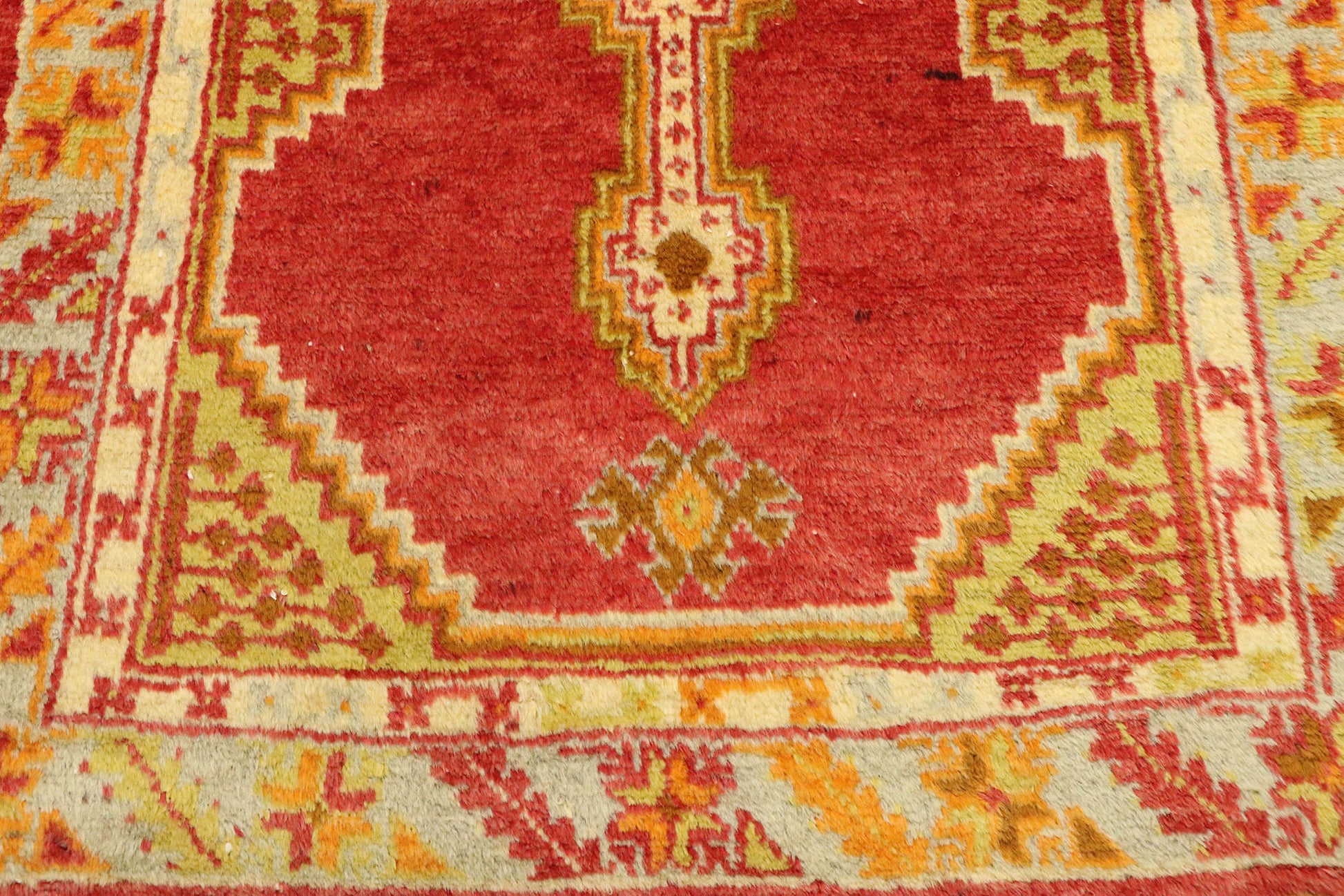 3 x 5 Vintage Turkish Oushak Rug 51120