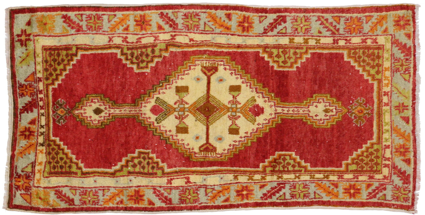 3 x 5 Antique Oushak Rug 51121