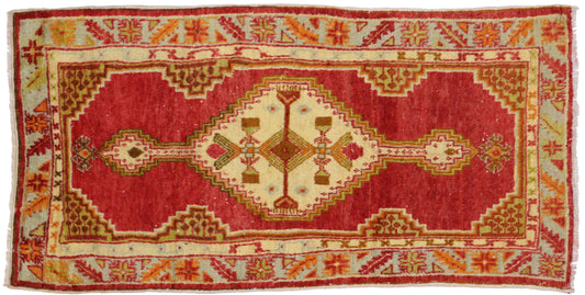 3 x 5 Antique Oushak Rug 51121