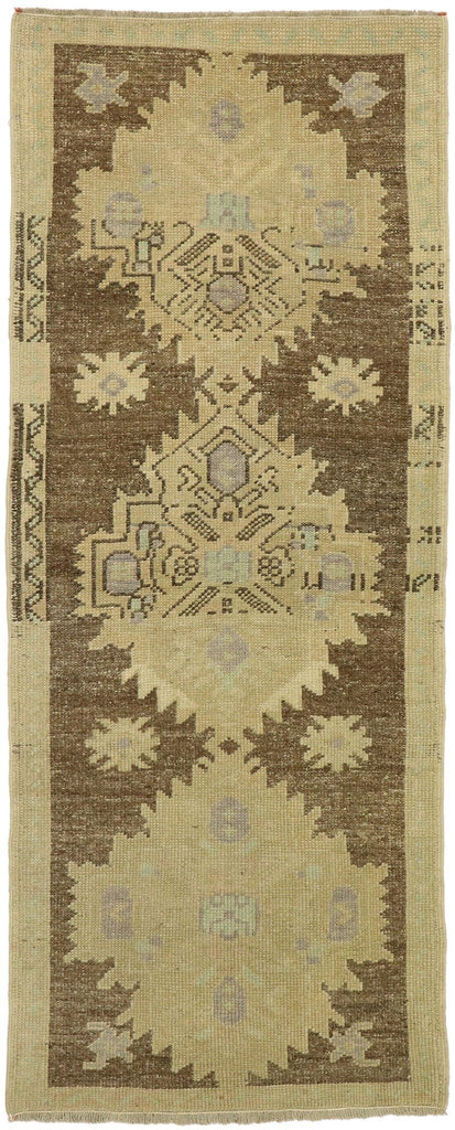 3 x 6 Vintage Turkish Oushak Rug 51126