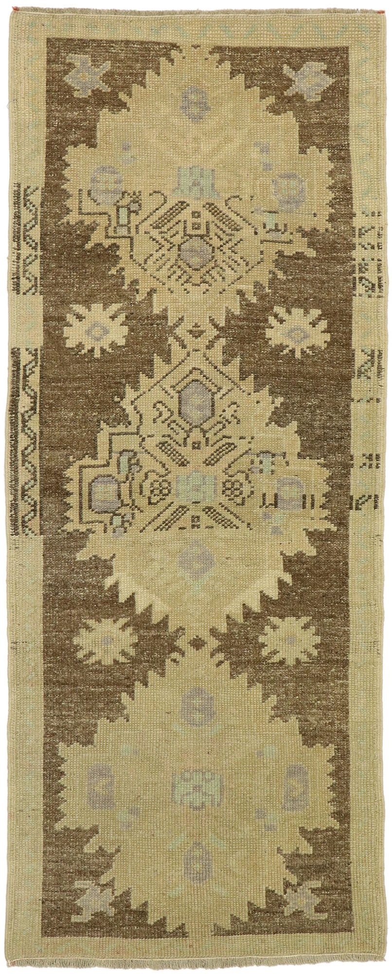 3 x 6 Vintage Turkish Oushak Rug 51126