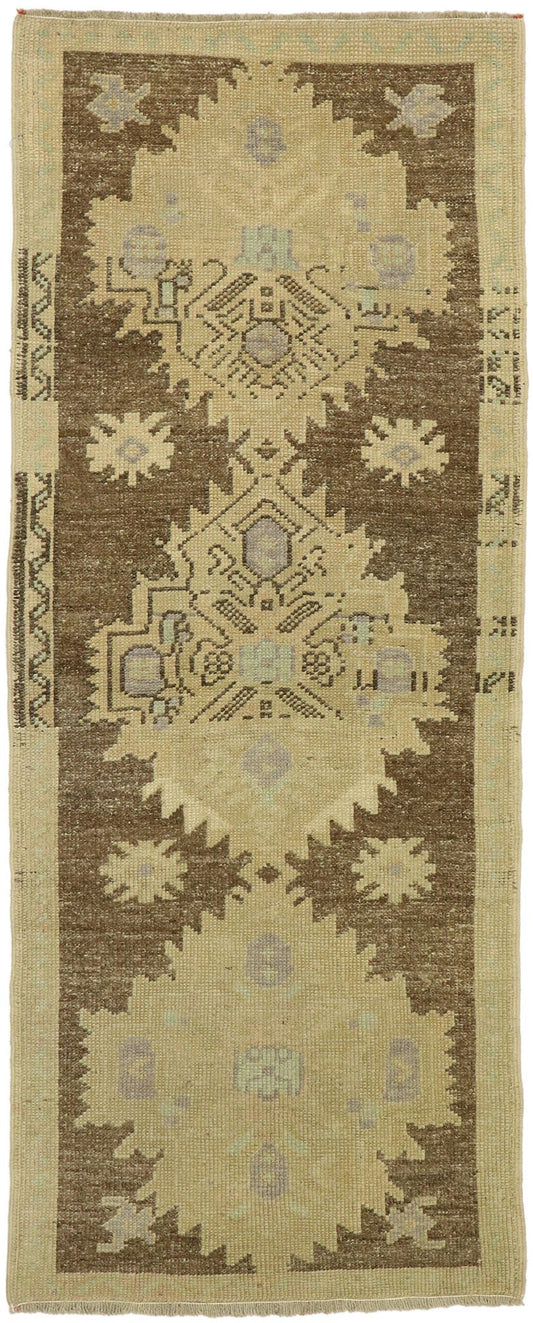 3 x 6 Vintage Turkish Oushak Rug 51126