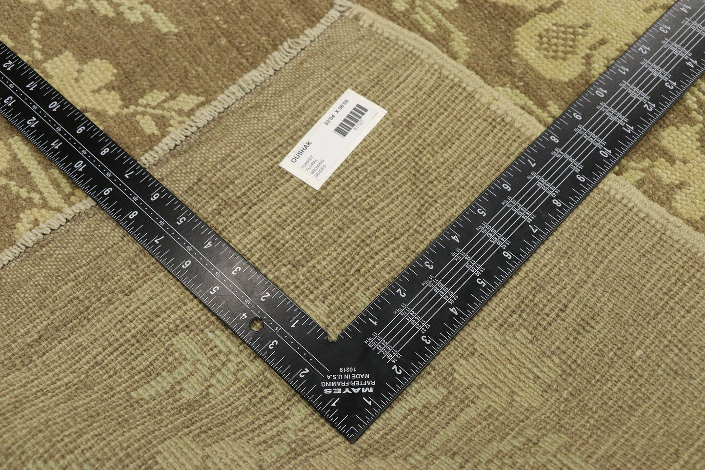 3 x 7 Vintage Turkish Oushak Rug 51127