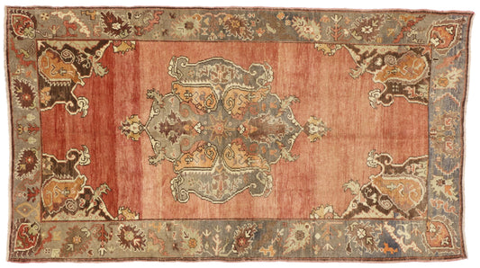 4 x 8 Antique Oushak Rug 51133