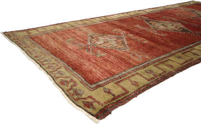 5 x 12 Vintage Red Turkish Oushak Rug 51134