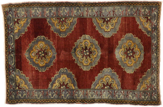 5 x 7 Vintage Turkish Oushak Rug 51135