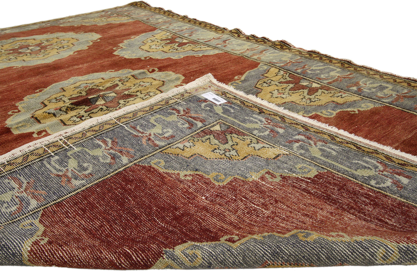 5 x 7 Vintage Turkish Oushak Rug 51135