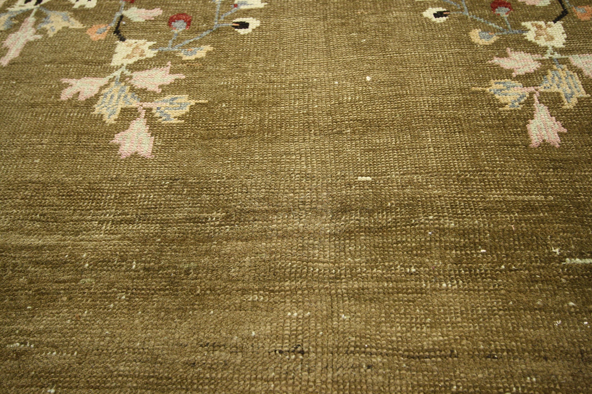 5 x 12 Vintage Turkish Oushak Rug 51139