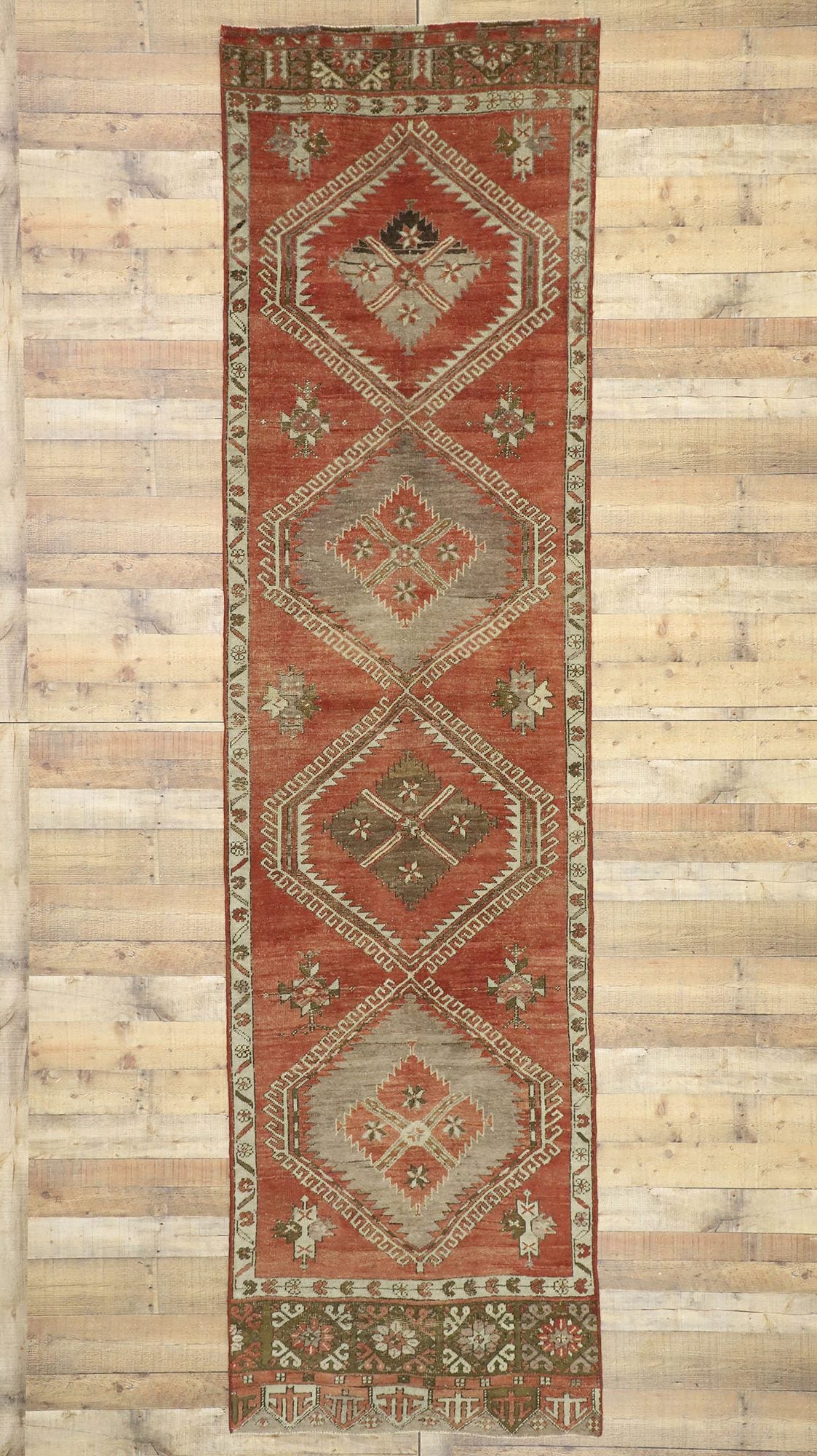 3 x 13 Vintage Oushak Rug 51141