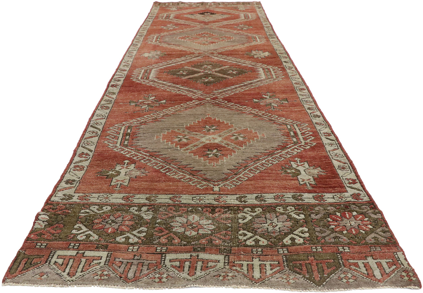 3 x 13 Vintage Oushak Rug 51141