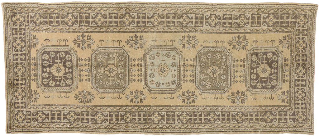 5 x 12 Vintage Turkish Oushak Rug 51144