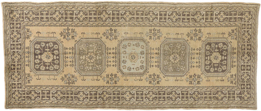 5 x 12 Vintage Turkish Oushak Rug 51144