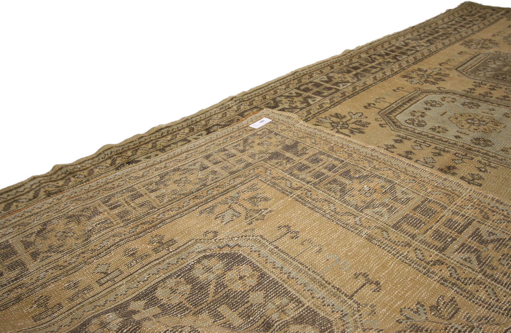5 x 12 Vintage Turkish Oushak Rug 51144