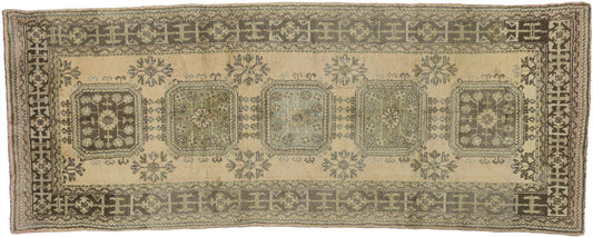 5 x 12 Vintage Turkish Oushak Rug 51145