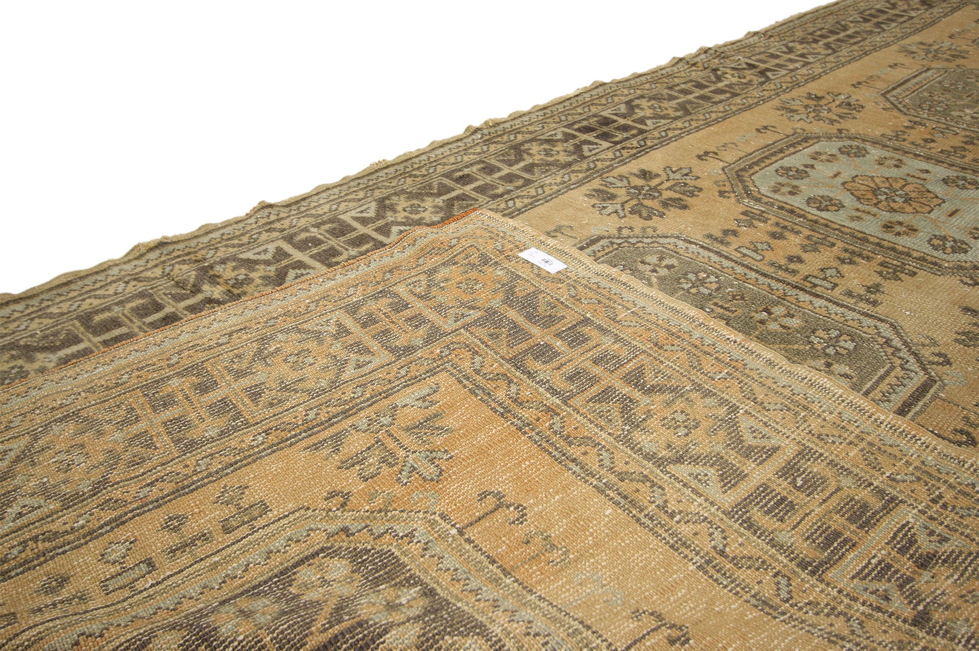 5 x 12 Vintage Turkish Oushak Rug 51148