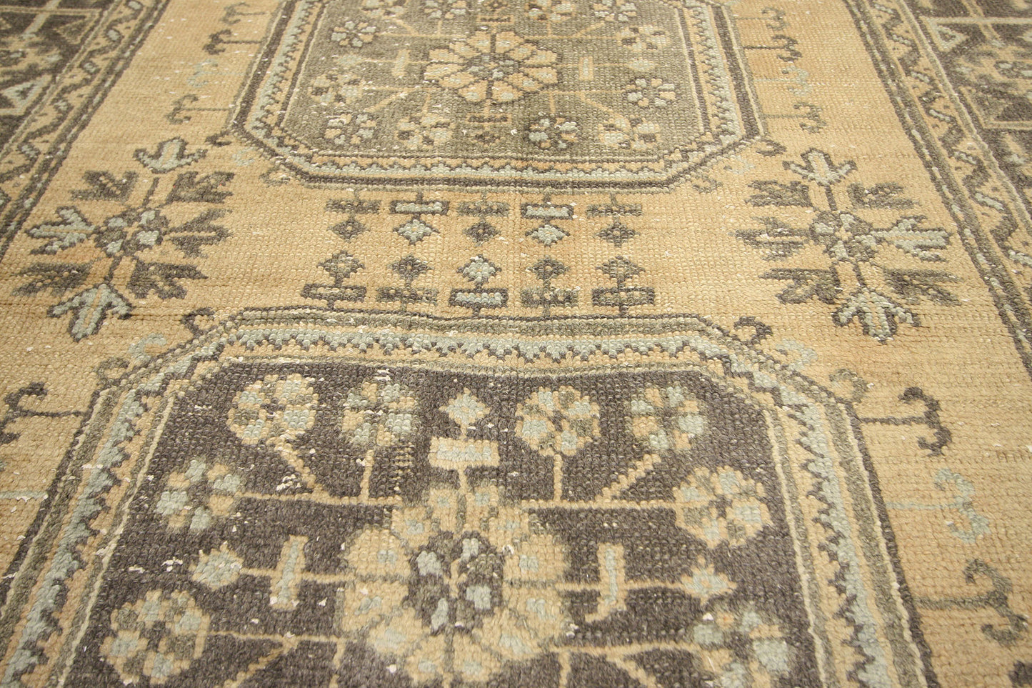 5 x 12 Vintage Turkish Oushak Rug 51148