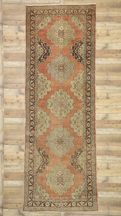 5 x 13 Vintage Turkish Oushak Rug 51149