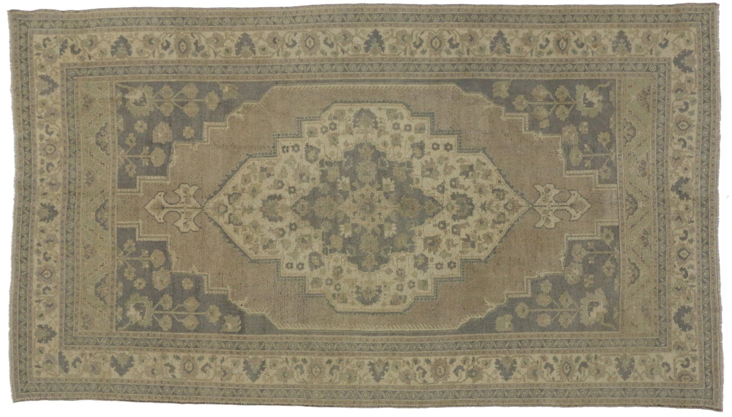 7 x 12 Vintage Oushak Rug 51152