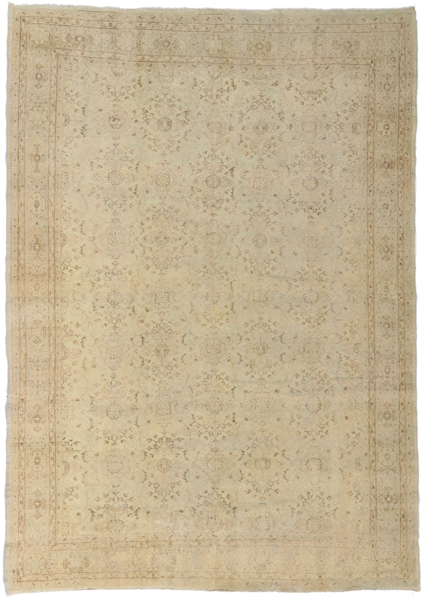 7 x 10 Vintage Turkish Sivas Rug 51154