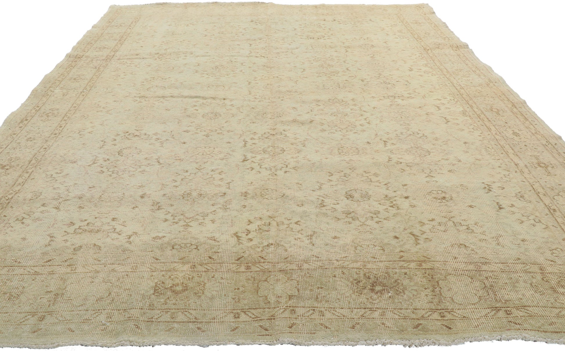 7 x 10 Vintage Turkish Sivas Rug 51154
