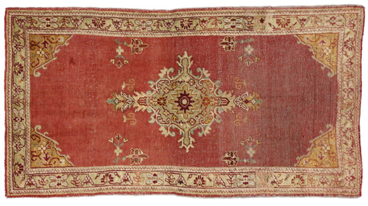 3 x 6 Vintage Oushak Rug 51166
