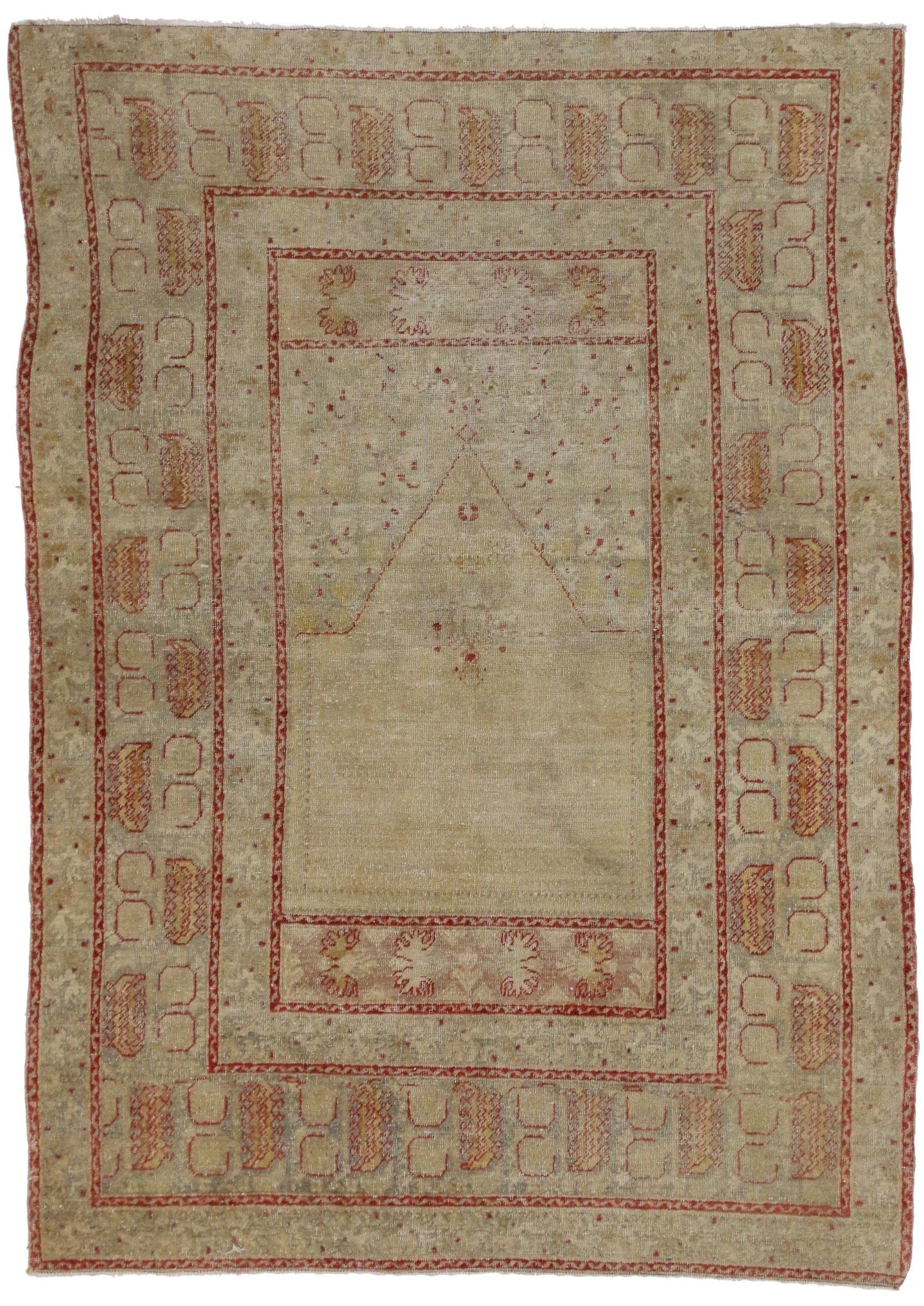 4 x 6 Vintage Turkish Sivas Rug 51167