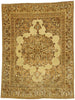 4 x 5 Distressed Vintage Persian Tabriz Rug 51173
