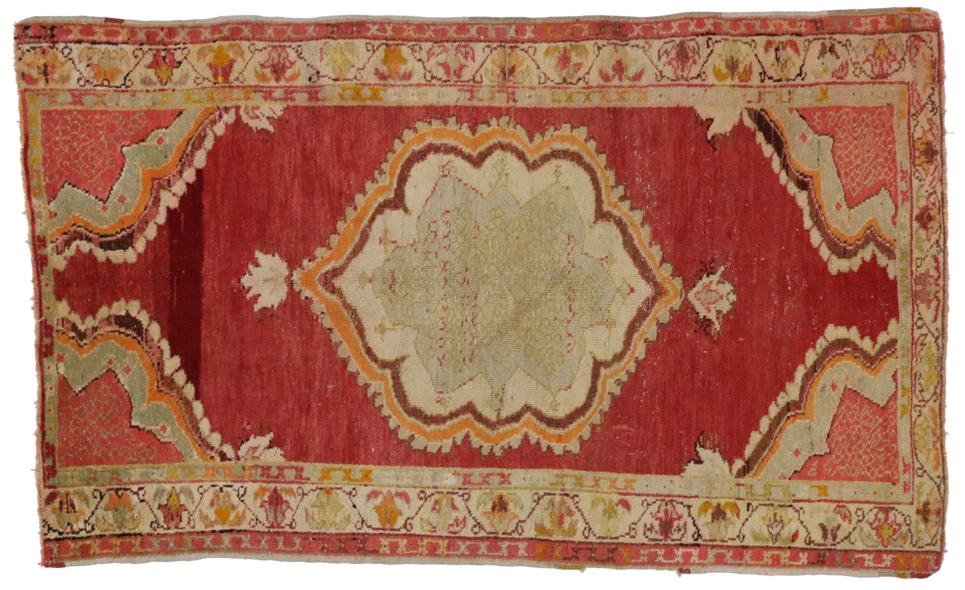 3 x 5 Vintage Oushak Rug 51174