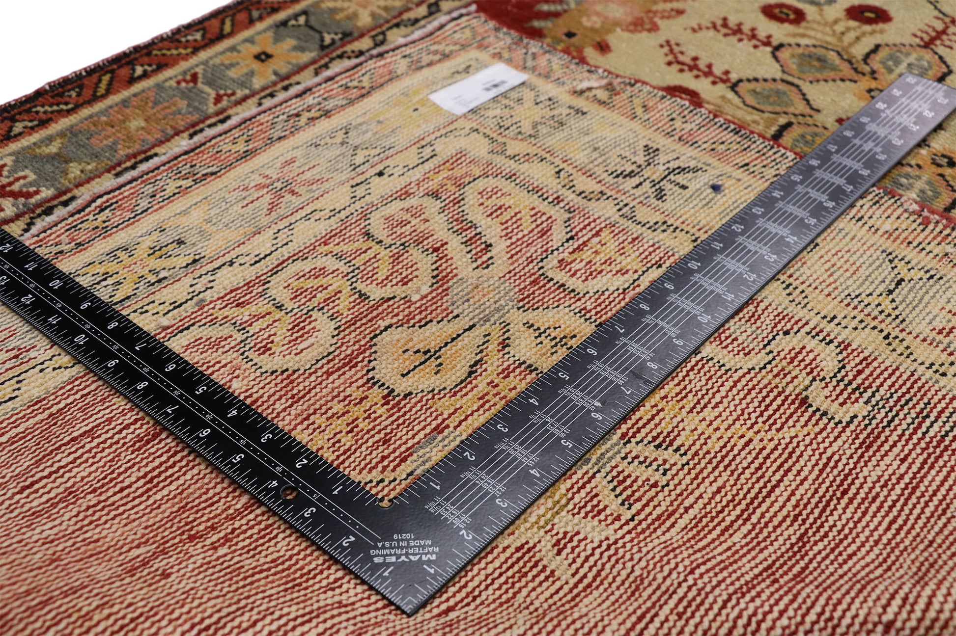 3 x 13 Vintage Turkish Oushak Runner 51175