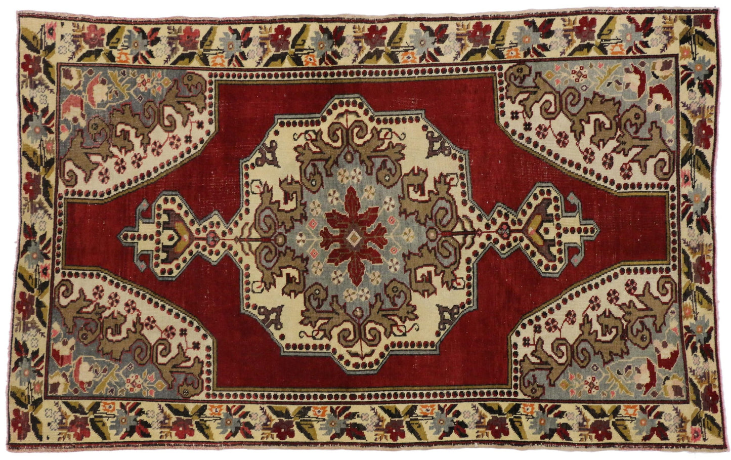 5 x 7 Antique Oushak Rug 51176