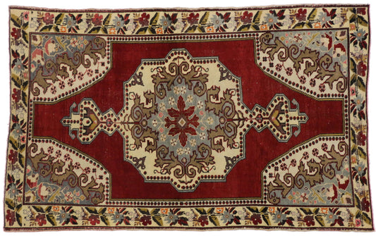 5 x 7 Antique Oushak Rug 51176