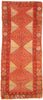 1 x 3 Vintage Turkish Yastik Rug 51179