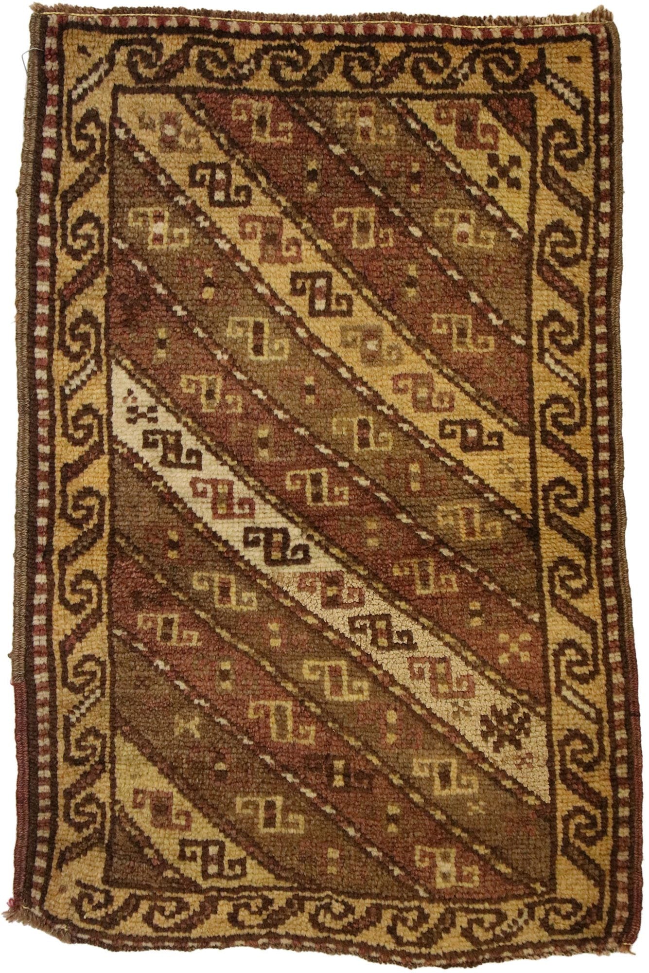 2 x 3 Vintage Turkish Yastik Rug 51180