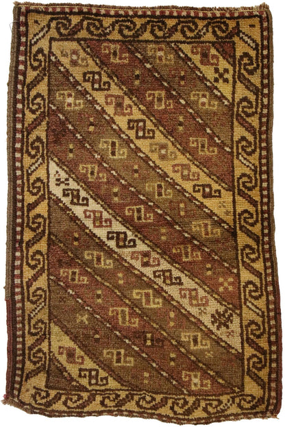 2 x 3 Vintage Turkish Yastik Rug 51180