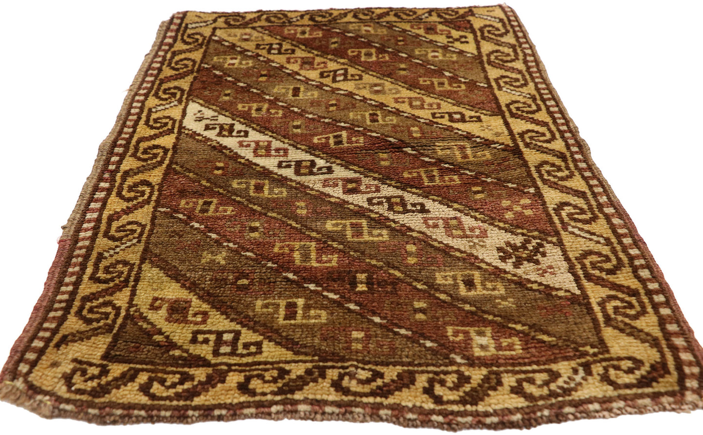 2 x 3 Vintage Turkish Yastik Rug 51180