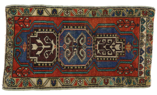 2 x 3 Vintage Yastik Rug 51181