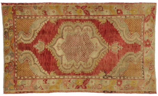 3 x 5 Vintage Oushak Rug 51190