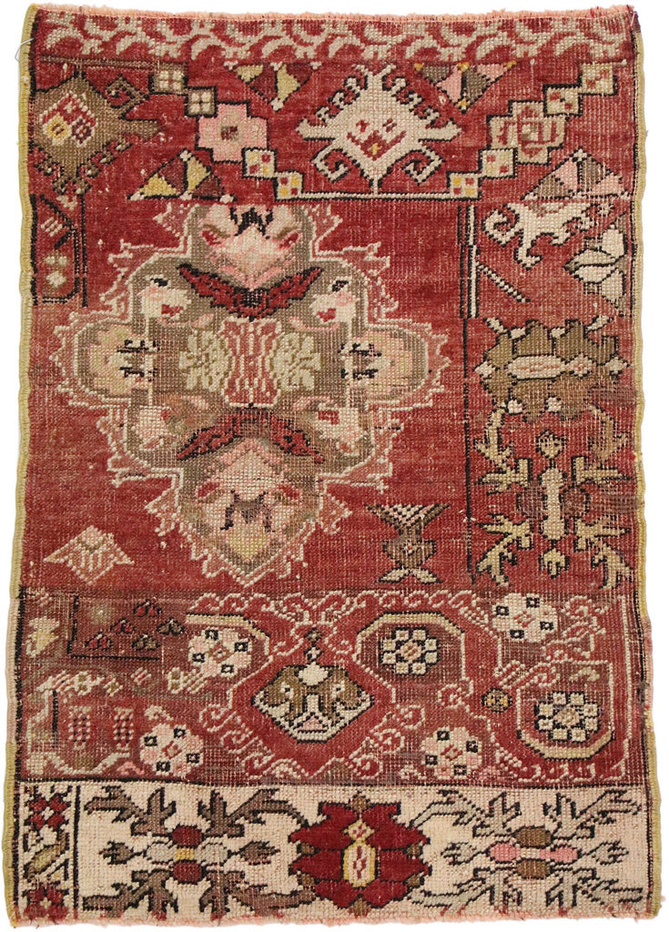 2 x 2 Vintage Turkish Yastik Rug 51192