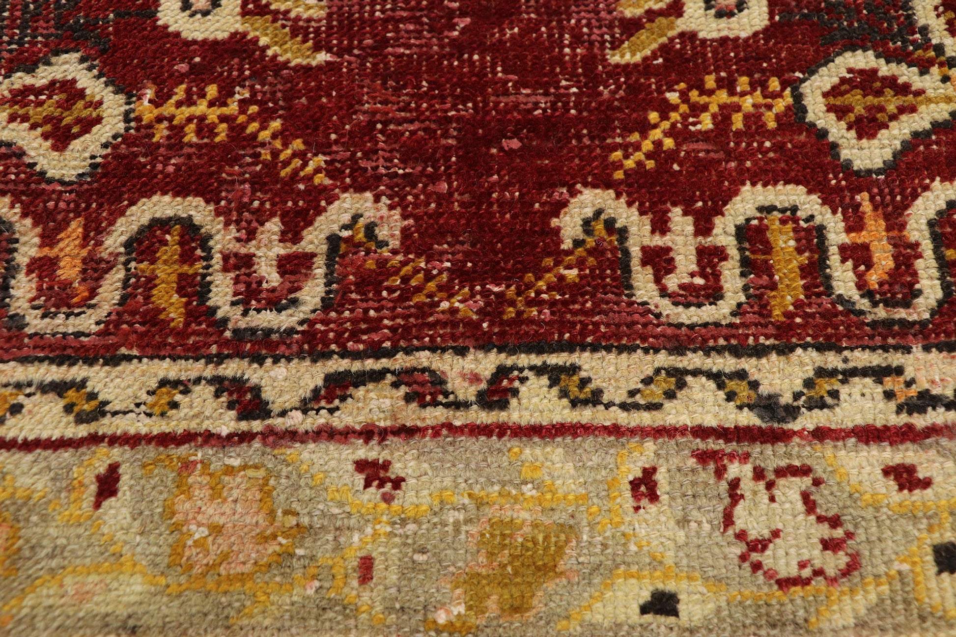 3 x 13 Vintage Turkish Oushak Runner 51202