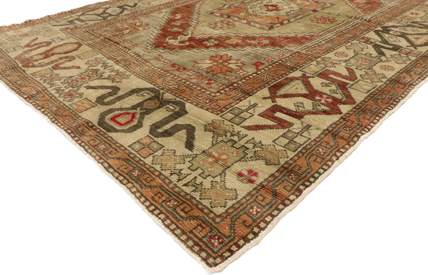 6 x 9 Vintage Oushak Rug 51203